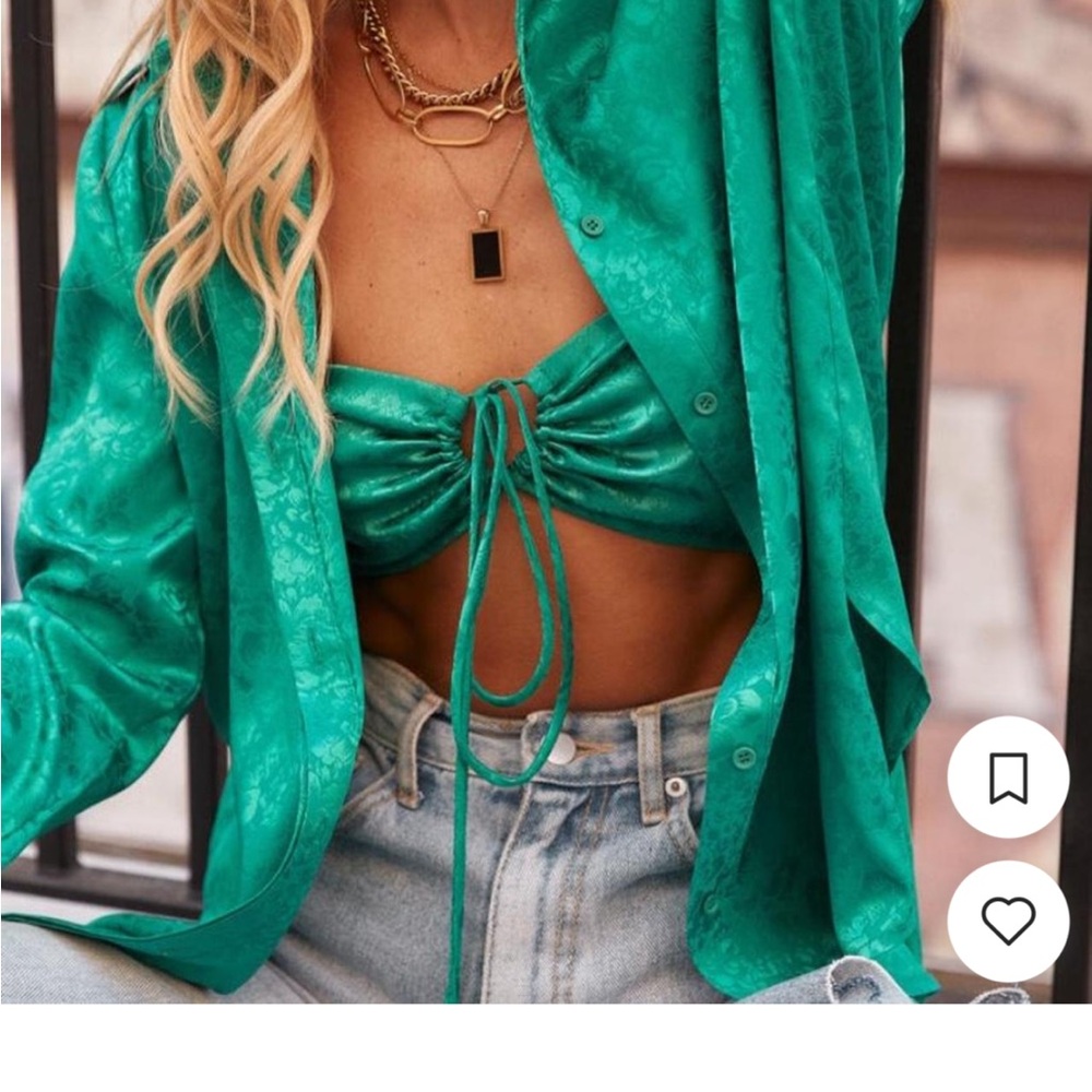 Emerald Green Women's Top
